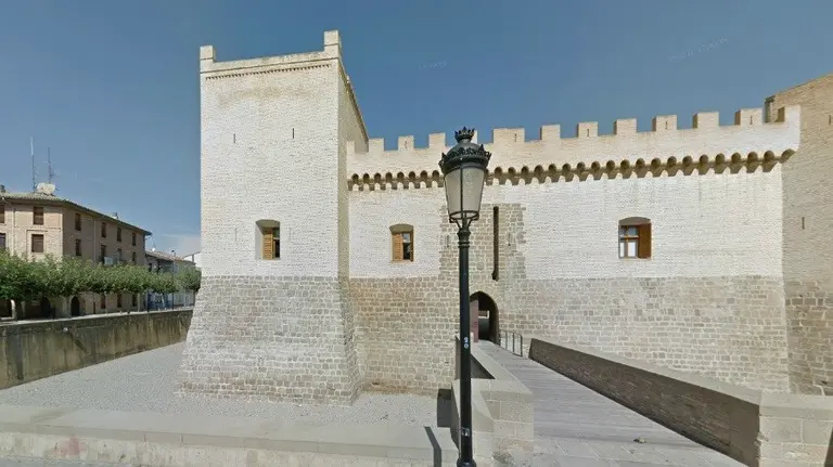 Plaza de la Cava, en Marcilla.