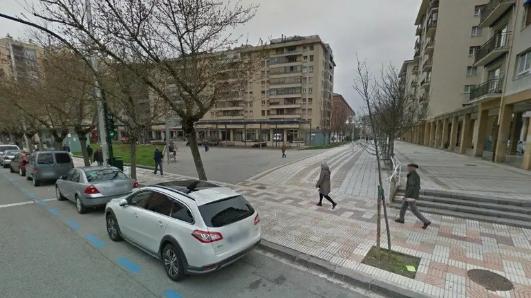 Plaza de San Juan donde tuvo lugar la agresión. 