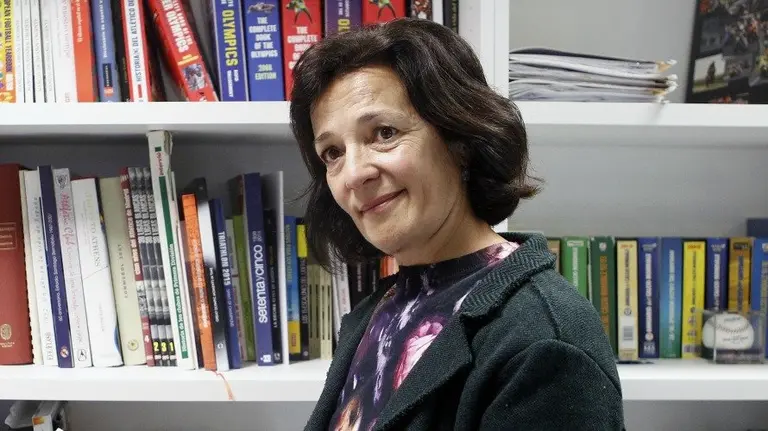 Miriam Blasco, primera mujer en ganar una medalla olímpica. EFESandra Jabalera