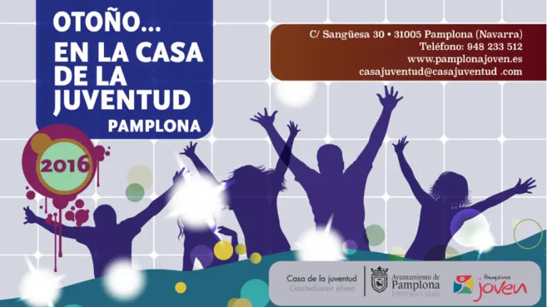 Actividades de otoño en la Casa de la Juventud de Pamplona