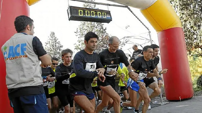 Salida de una Challenge Interempresas en favor de Acción contra el Hambre