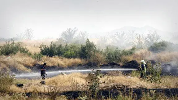 Incendio en La Rioja sofocado por bomberos de Navarra (La Rioja)