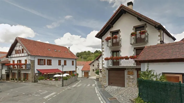 NA 140 a la altura de Jaurrieta, donde se produjeron los hechos