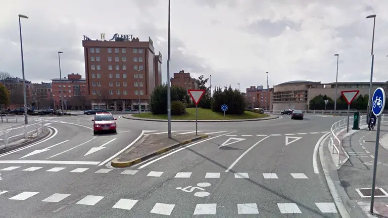 Cruce de calles donde se ha producido el atropello.