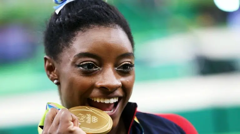 Simone Biles, campeona olímpica. EFE