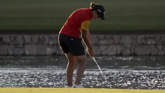 Carlota Ciganda durante una de las últimas pruebas disputadas EFE