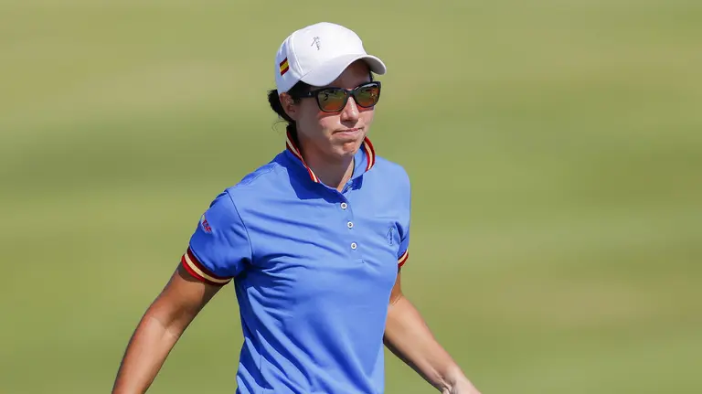 Carlota Ciganda durante la primera jornada de competición en Río 2016. (España, Brasil) EFE/EPA/ERIK S. LESSER