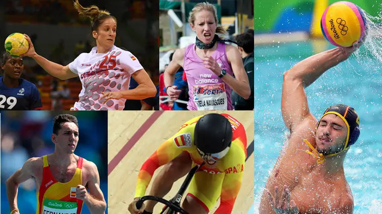 Deportistas navarros en los Juegos Olímpicos Río 2016.