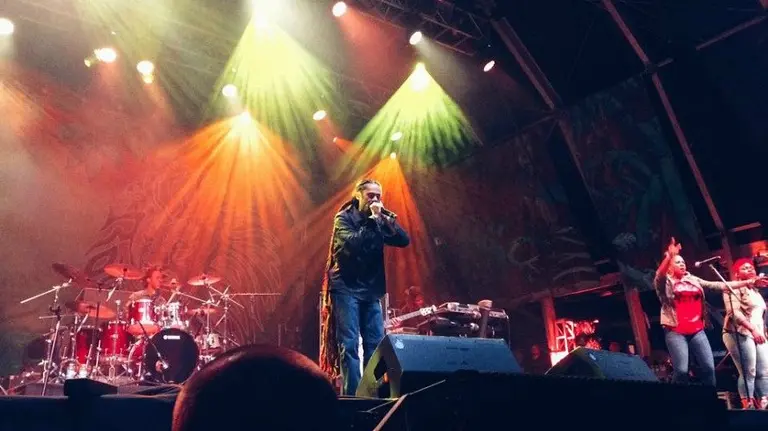 Damian Marley durante su actuación en el Rototom 2016. LEIRE LIZARRAGA