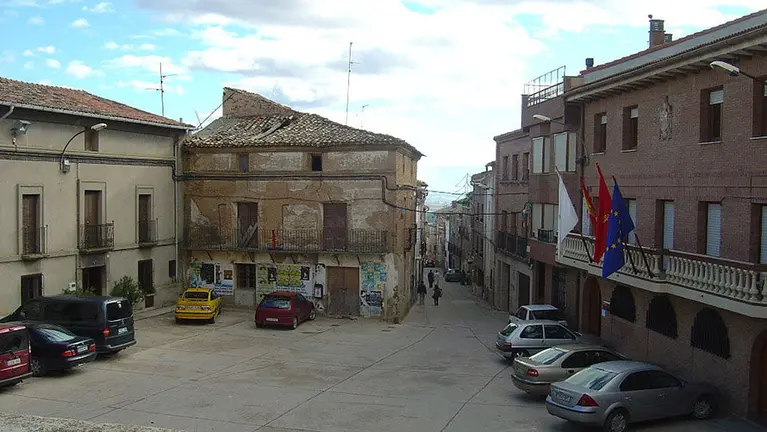 Imagen del Ayuntamiento de Cárcar, Navarra. Cornava