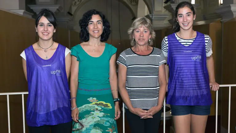 Ainhoa Hernández, Ariadna García Prado, Carmen Urtea Labari y Clara Fernández de Casadevante (UPNA)