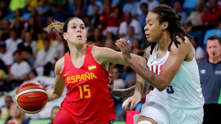 España no pudo superar a la selección de Estados Unidos. Efe.