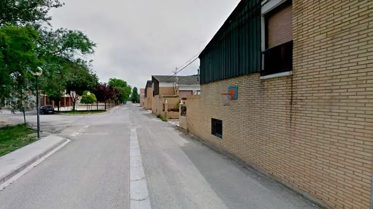 Calle Ramón y Cajal de Funes donde se produjo el atropello.