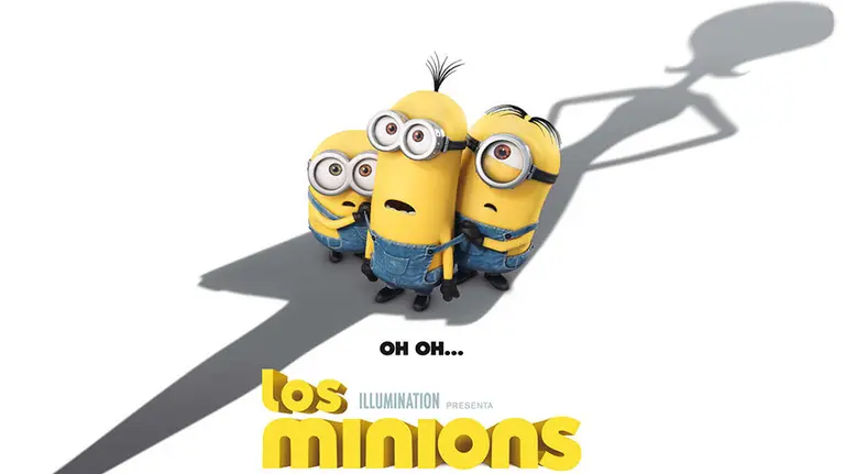 Cartel de la película 'Los minions' que se proyectará en el parque de los Enamorados