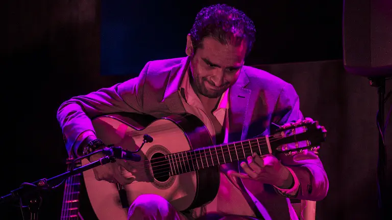 Imagen de la actuación de Diego del Morao en el Flamenco On Fire. Foto: Javier Fergo, cedida por la organización.