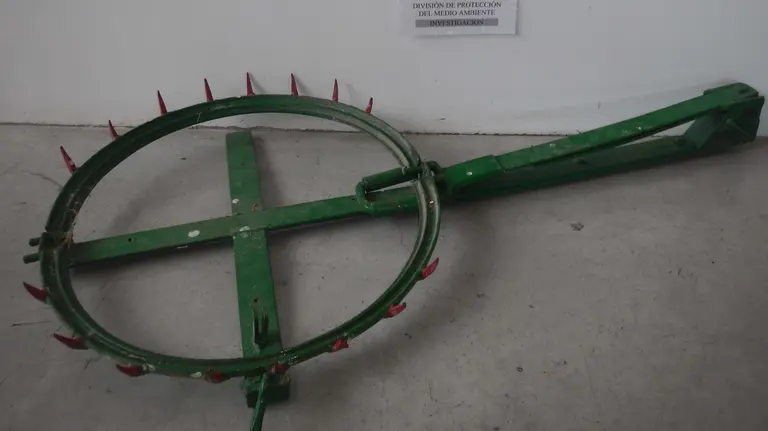 Cepo intervenido por la Policía Foral a una vecina de Huarte.