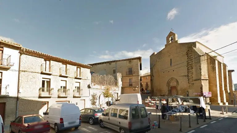 Imagen de archivo del centro de la localidad de San Martín de Unx