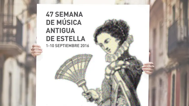 Cartel de la Semana de Música Antigua de Estella