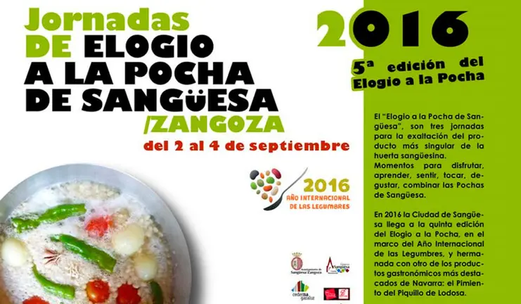 5ª Jornadas de Elogio a la Pocha de Sangüesa
