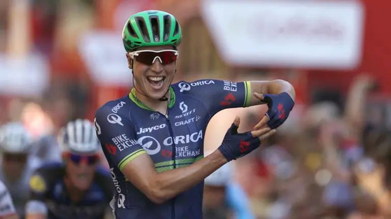 Victoria al esprint en Bilbao para Keukeleire. Efe.