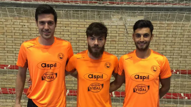Los capitanes del Aspil Vidal. Cedida.