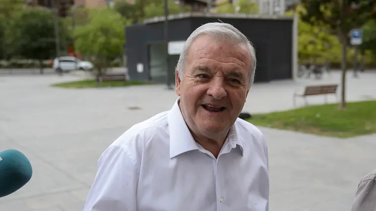 Pachi Izco llega a declarar ante el juez en el Palacio de Justicia de Navarra PABLO LASAOSA (1)