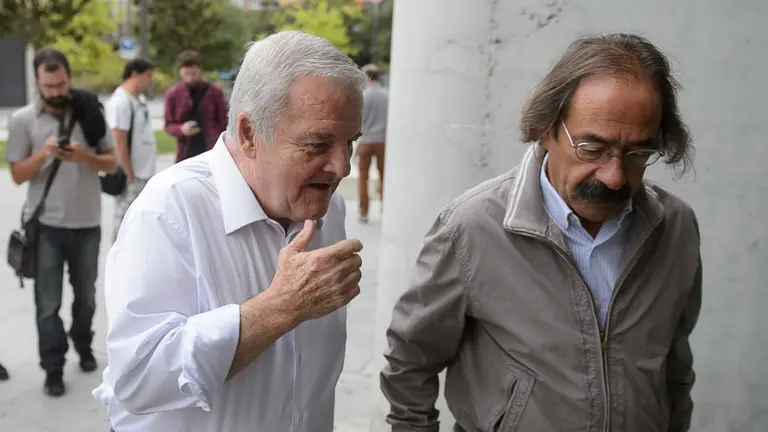 Pachi Izco llega a declarar ante el juez en el Palacio de Justicia de Navarra PABLO LASAOSA (2)