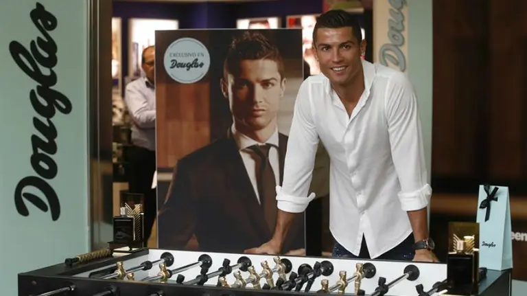 Cristiano Ronaldo en un acto comercial. Efe.