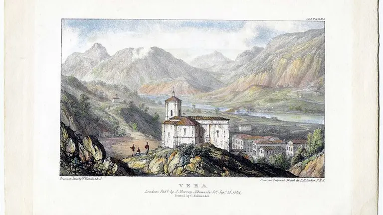 Microexposición 'Bera en el Archivo de Navarra'. (EP).