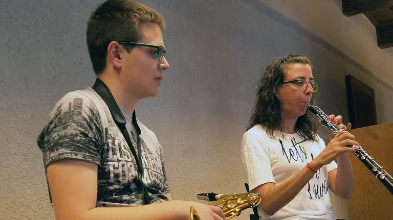 Sergio Eslava y Bea Monreal.