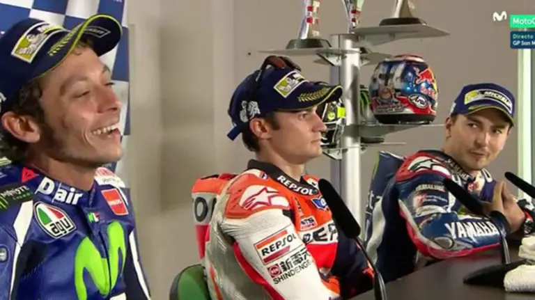 Rueda de prensa  tras el Gran Premio de San Marino. Twitter.