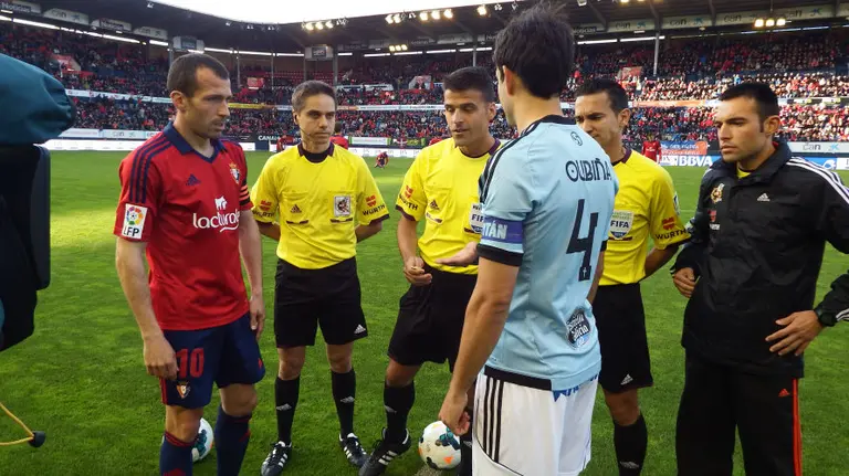 Partido Osasuna - Celta (0-2) en mayo de 2014.