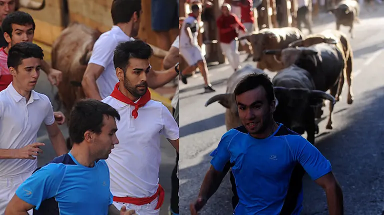 Corredor habitual de diferentes encierros de varias localidades navarras. MIGUEL OSÉS