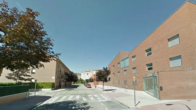 Vista del colegio público de Zizur, Catalina de Foix. 