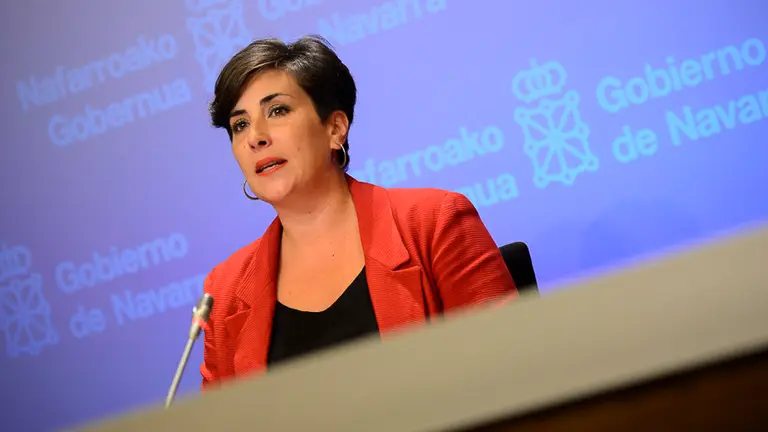 María Solana, portavoz del Gobierno de Navarra. PABLO LASAOSA02