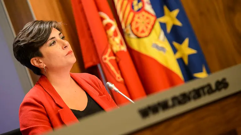 María Solana, portavoz del Gobierno de Navarra. PABLO LASAOSA05