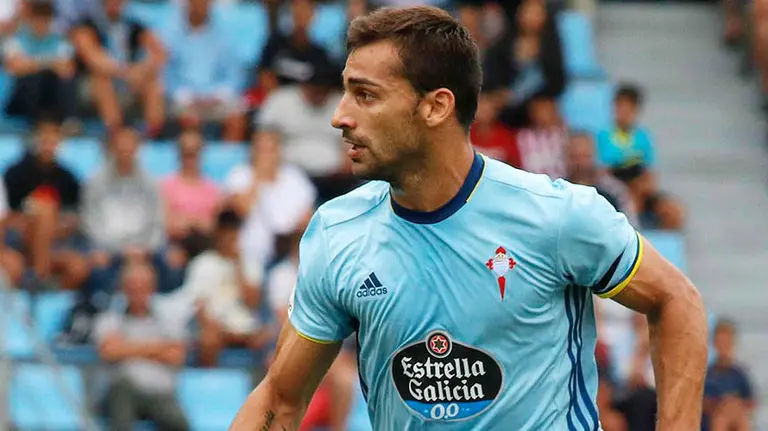 Jonny durante un partido con el Celta. Foto web RC Celta.