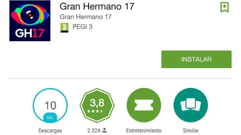 La aplicación fraudulenta de 'Gran Hermano' ha sido descargada por más de 10.000 personas