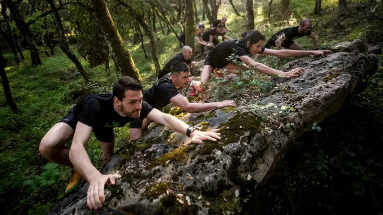 El equipo el Naturalista team en pleno entrenamiento. PABLO LASAOSA