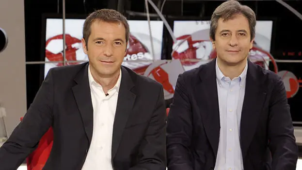 Manolo Lama y Manu Carre&ntilde;o, Los Manolos, al frente de Deportes Cuatro.