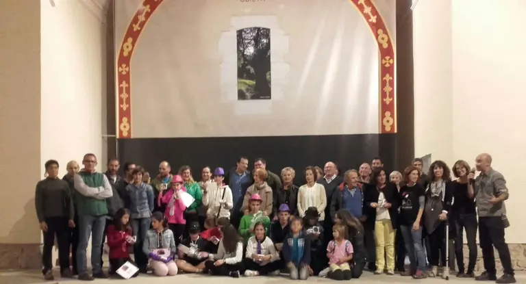 Los participantes en el proyecto &#34;San Urbano es para mí...&#34; promovido por el Instituto Navarro de Deporte y Juventud. Foto: Gobierno de Navarra.