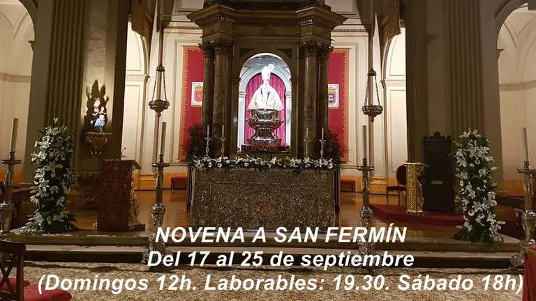 Novena a San Ferm&iacute;n.