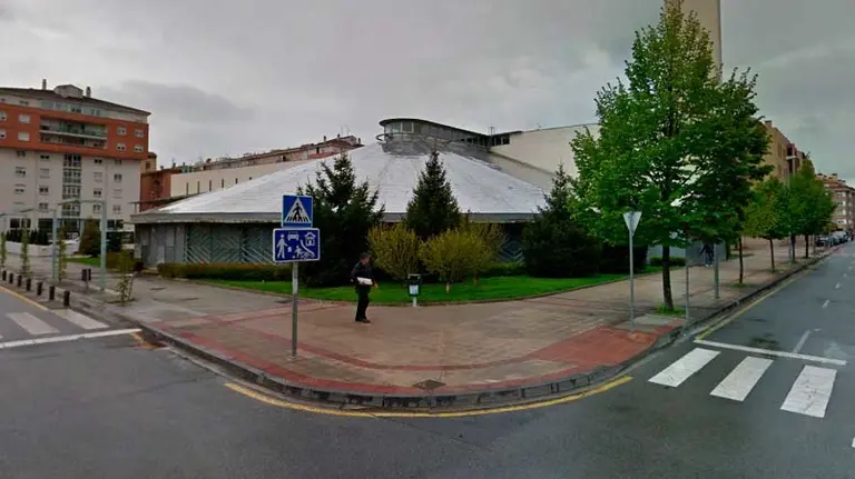 Calle céntrica de la localidad navarra de Ansoáin.