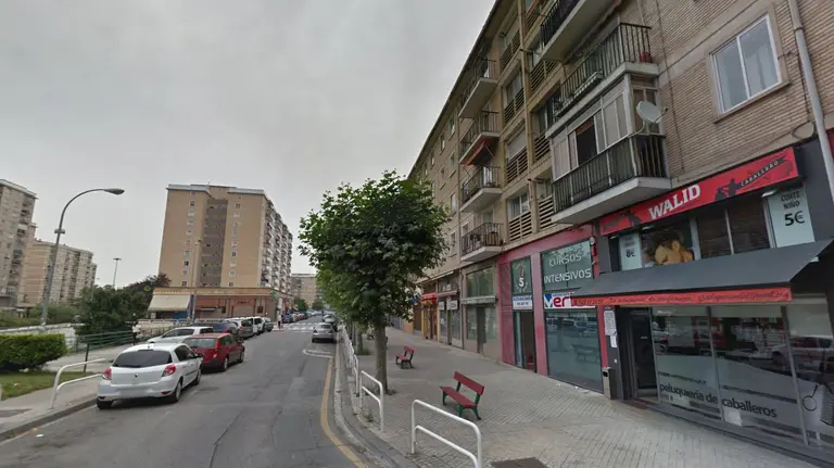 Imagen de la calle Doctor Juaristi en el barrio pamplonés de San Jorge.
