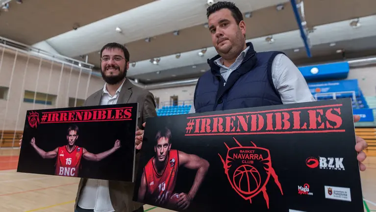 Basket Navarra Club presenta la campaña de abonados para la temporada 2016-17 en el pabellón Universitario (5). IÑIGO ALZUGARAY