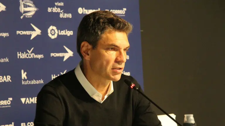 Mauricio Pellegrino dirige al Alavés. Twitter deportivo Alavés.