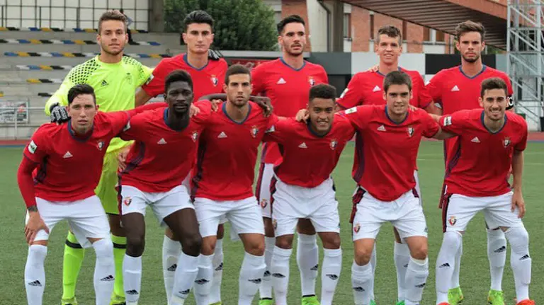 Equipo titular de Osasuna B 2016-17.