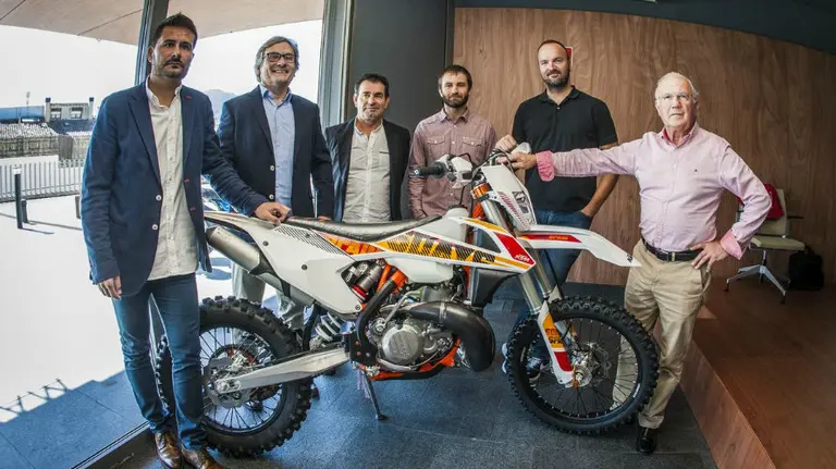 Presentación de la prueba en Estella. Cedida.