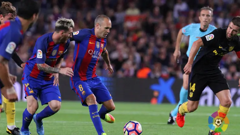 El Barça se deja dos puntos ante el At. Madrid. Lfp.