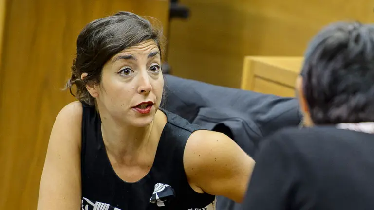 Laura Pérez, de Podemos. PABLO LASAOSA